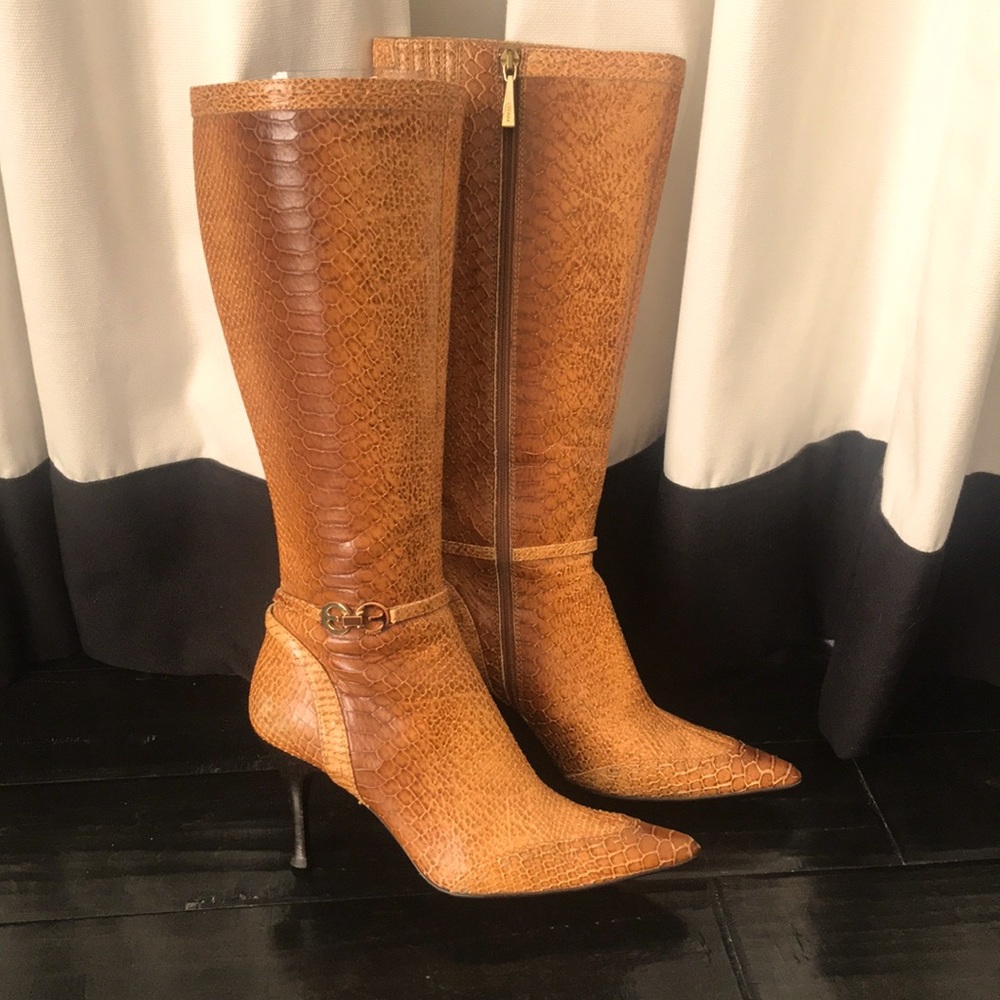 Escada Leather Boots - Size 36